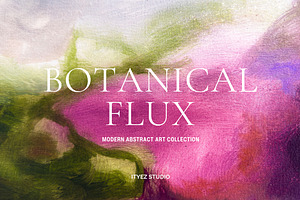 Abstract Botanical Modern Artwork, a Texture Illustration by Ityez Studio