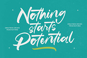 Satiate Ration Bold Brush Font, a Script Font by stylishtype.co (Thumbnail 12 of 20)