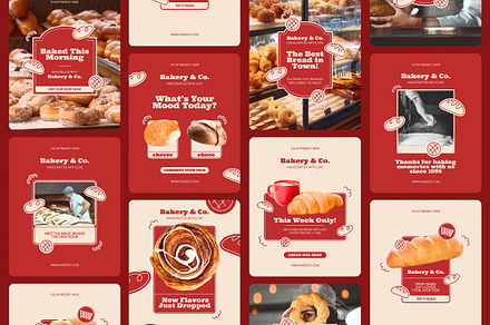 Bakery Instagram Templates