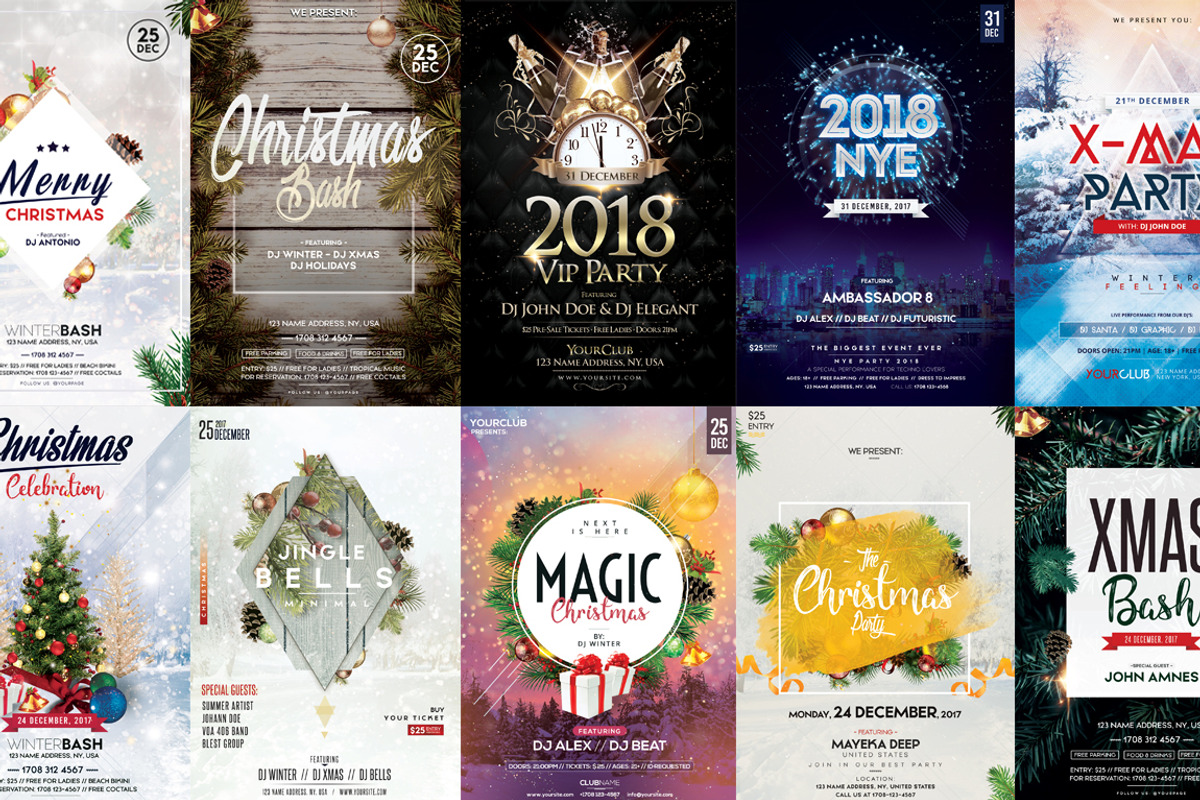 MEGA BUNDLE: 100+ Flyers Templates, a Flyer Template by PixelsDesign (Photo 12 of 15)