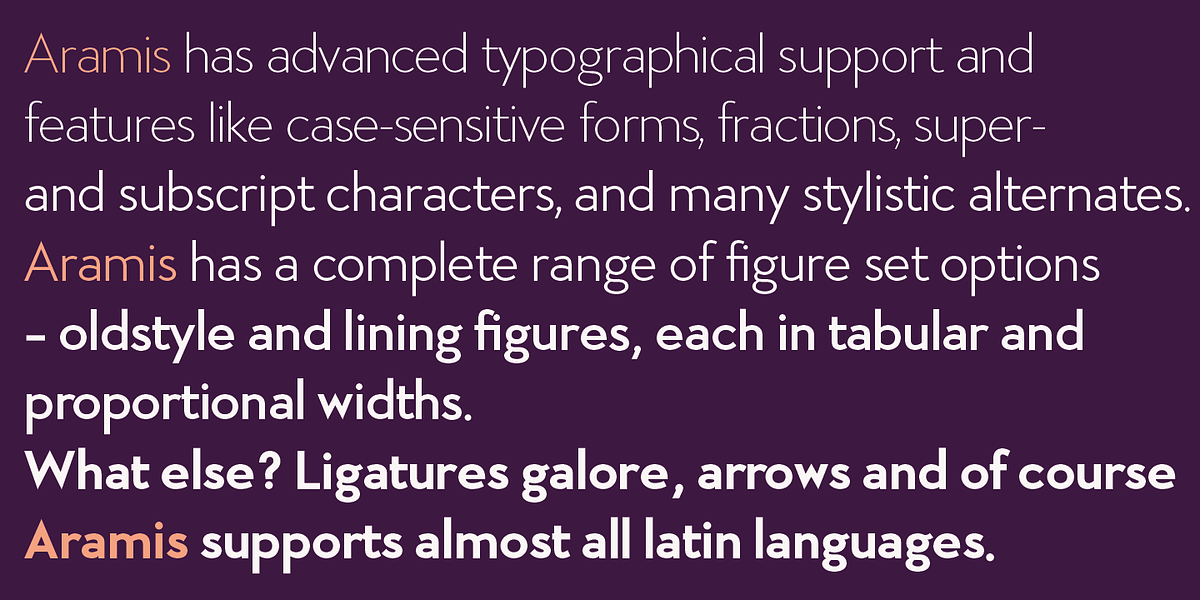 Aramis, a Sans Serif Font by Wiescher-Design (Photo 4 of 6)