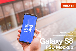 Android, Galaxy S8 Mockup