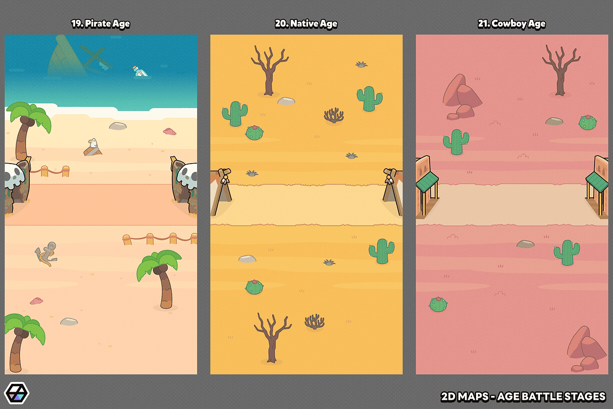 2D Maps - Age Battle Stages, a Background Graphic by LAYERLAB (Photo 12 of 17)
