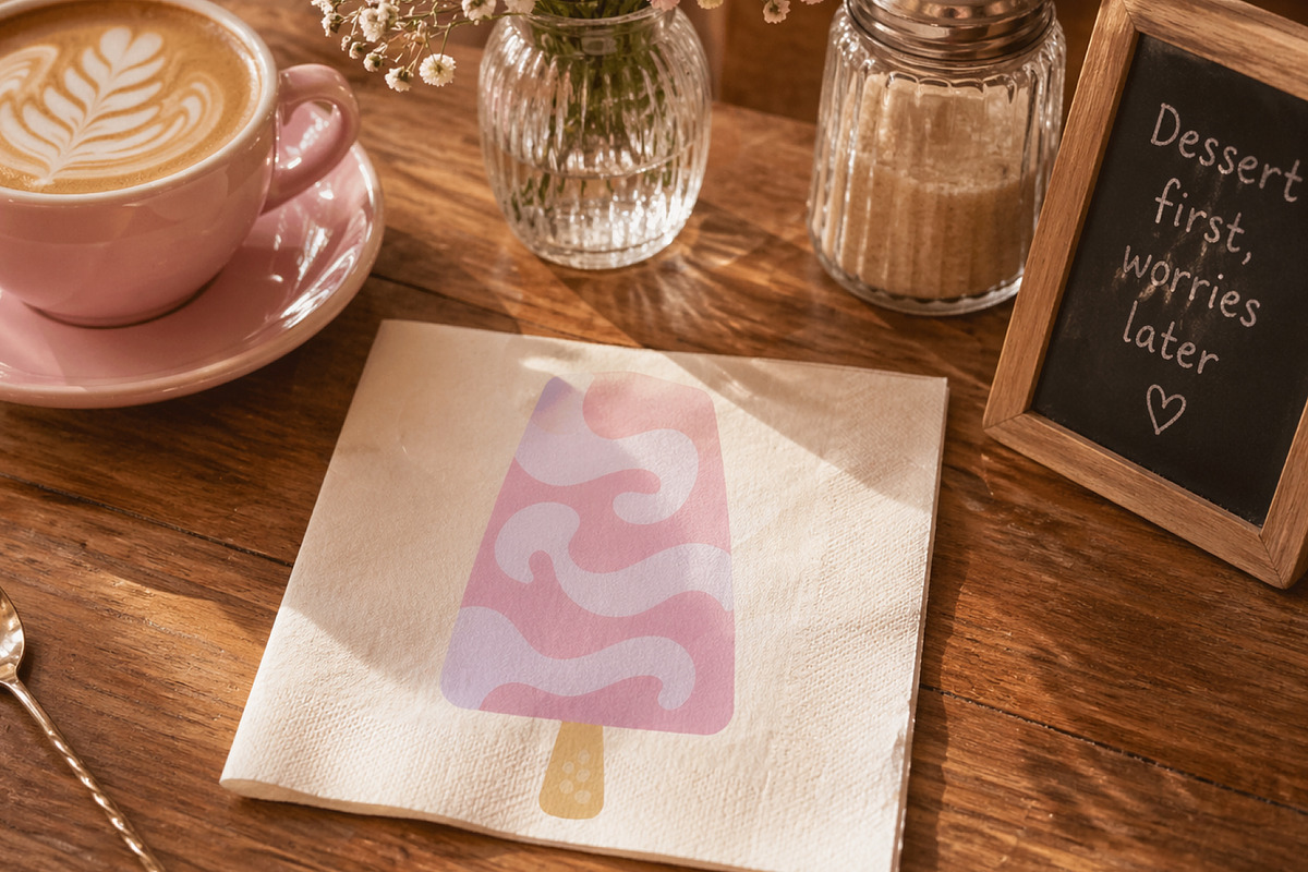 Pastel Ice Cream Clipart, a Food Illustration by Palau (Photo 6 of 10)