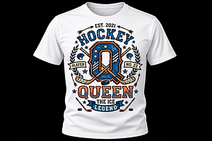 Vintage Hockey Queen Ice Legend