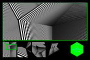 Set of 4 stripes, optical illusions, a Graphic by helloSG (Thumbnail 2 of 2)