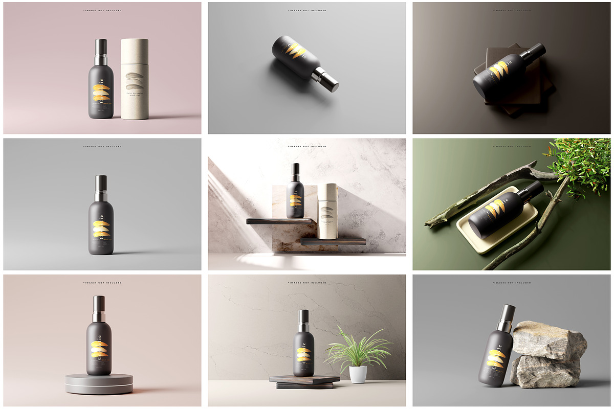 The Ultimate Bottle Mockup Bundle, a Cups & Container Mockup by pmvch (Photo 70 of 85)