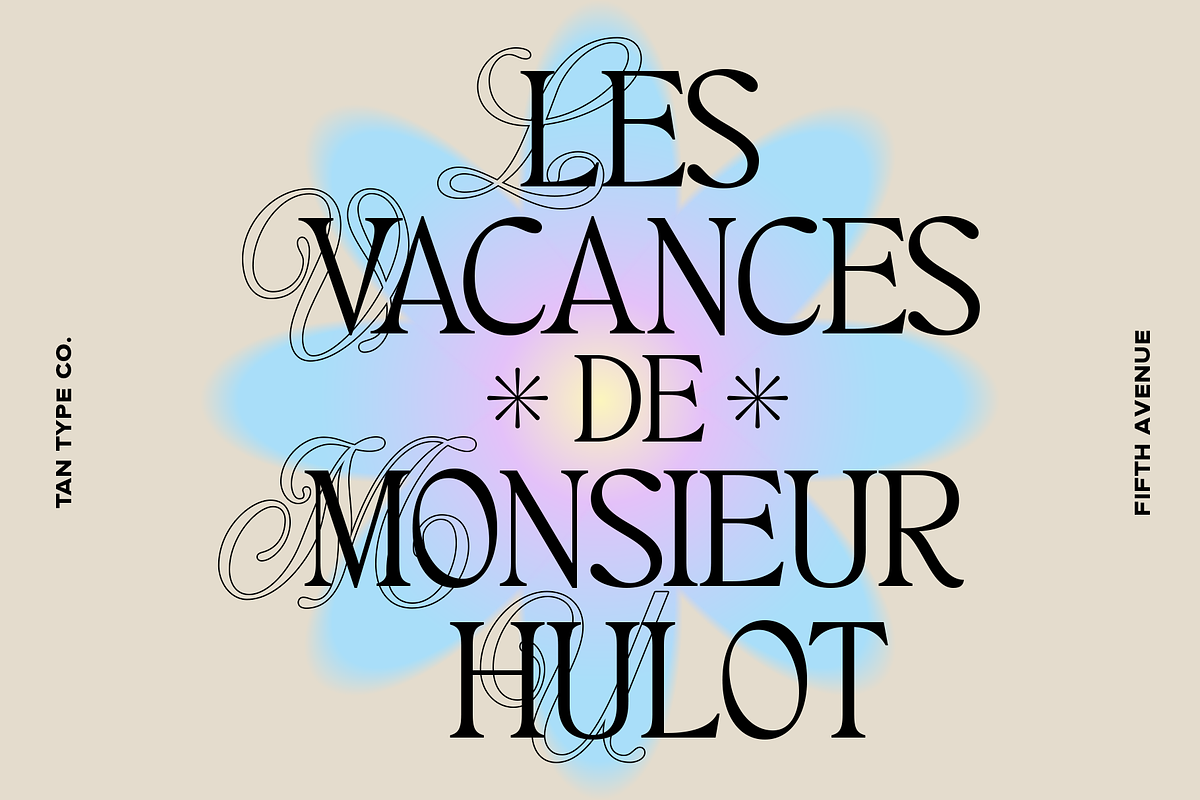 TAN - FIFTH AVENUE, a Serif Font by TanType (Photo 2 of 11)