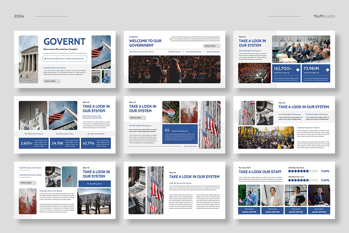 Government Powerpoint Template, a Presentation Template by fluffstudio (Photo 2 of 4)
