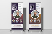 Event Conference Roll-up Banner, a Stationery Template by Pixelpick (Thumbnail 2 of 2)