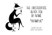 Kramplyc. Blakc Fox font, a Serif Font by Yaniko (Thumbnail 1 of 4)