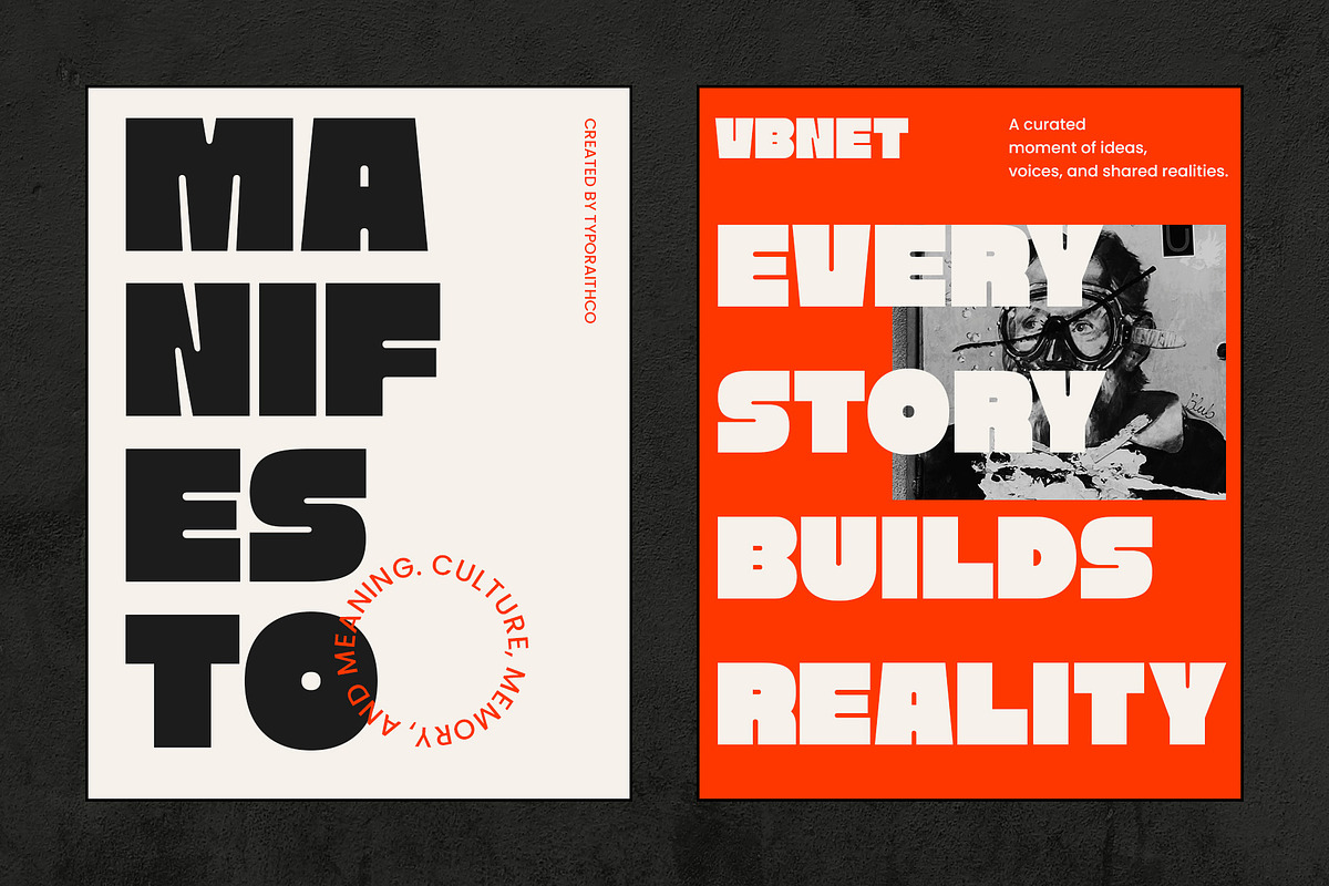 Megra | Modern Heavy Sans Serif Font, a Sans Serif Font by Typoraith Co (Photo 2 of 11)