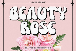 FloraI Inside - Groovy Display Font