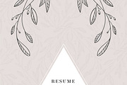 FLORAL Resume/CV + Cover Letter, a Resume Template by AgataCreate (Thumbnail 7 of 10)