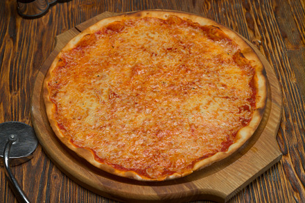 Pizza tomatoes cheese olive oil o containing pizza, food, and tomato, a Food & Drink Photo by oleghz