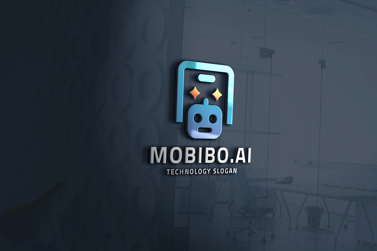 Abstract Mobile AI Logo, a Branding & Logo Template by Design_Planet (Photo 2 of 2)