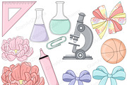 Study Bright Clipart, an Education Illustration by GlamArtZhanna (Thumbnail 5 of 6)
