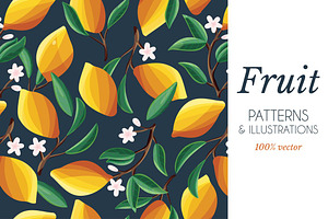 Fruit Patterns VECTOR