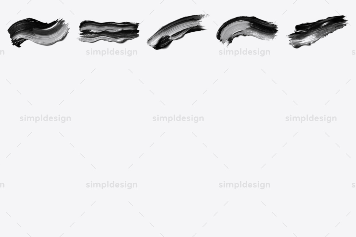 25 Oil Impasto Photoshop Brushes, a Brush Add-On by SimplDesign (Photo 3 of 3)