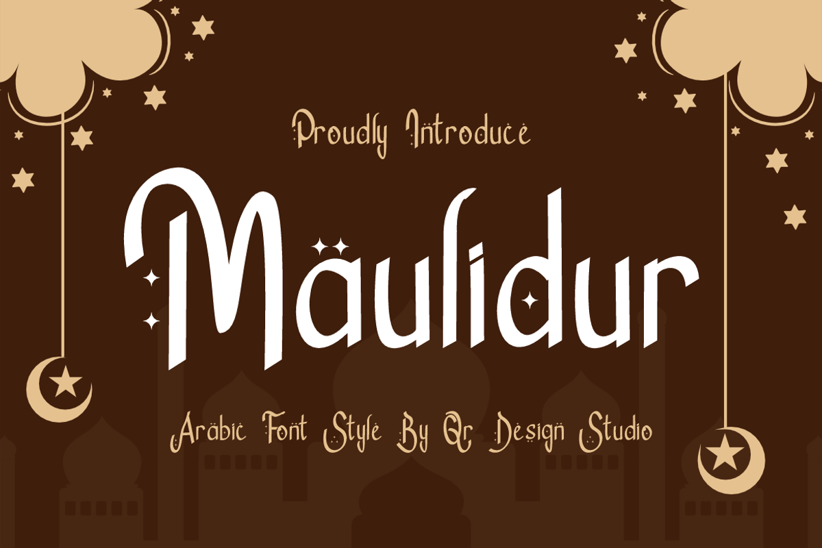 Maulidur - Arabic Font, a Handwritten Font by QR Design Studio (Photo 1 of 6)