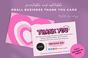 Small Business Thank You Card, a Card Template by Elegant_Studio44 (Thumbnail 1 of 5)