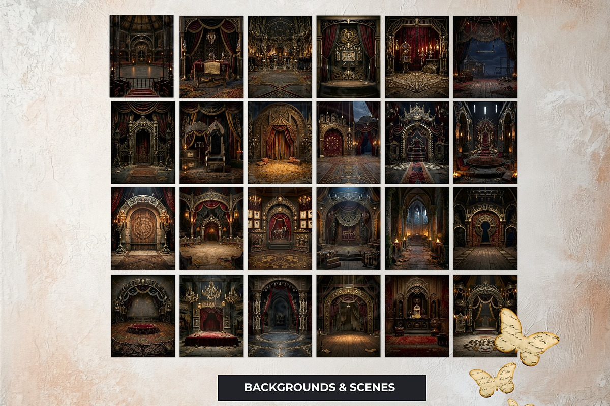 The Bone Circus Backdrops, a Background Graphic by ThatsDesignArt (Photo 3 of 13)