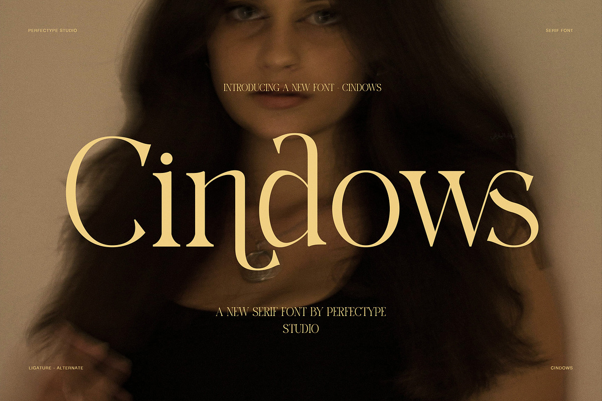 Cindows Elegant Ligature Serif Font, a Serif Font by Perfectype (Photo 1 of 8)