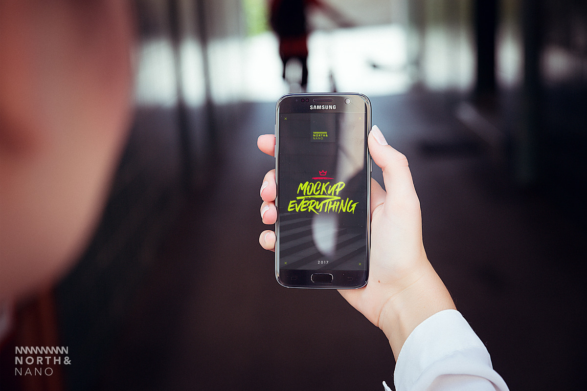 Samsung S7 PSD Mockups, an Android Mockup by North&Nano (Photo 8 of 8)