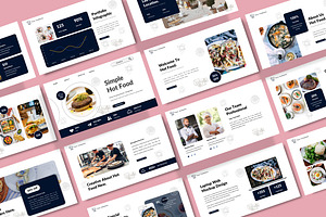 Hot Food Powerpoint, a Presentation Template by yanindesign