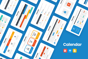 Calendar Infographics Template