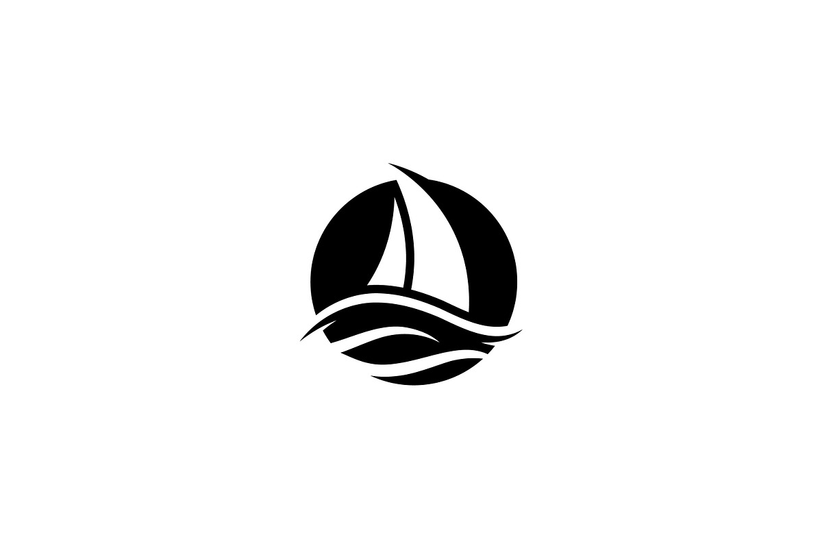 Sailboat Logo Abstract Wave Sea, a Branding & Logo Template by Signatoro (Photo 3 of 3)