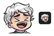 12 Blonde Hair Chibi Boy Emotes, an Illustration by Custom Fonts & Patterns (Thumbnail 6 of 12)