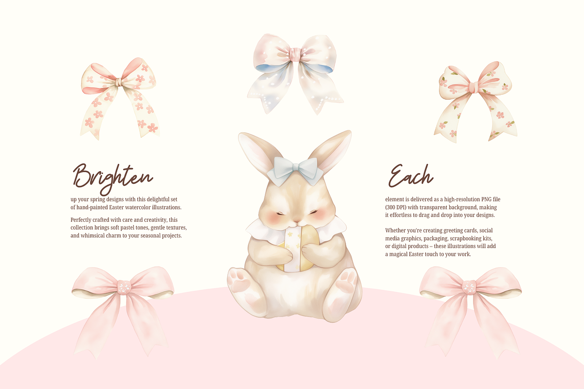 EASTER WATERCOLOR COLLECTION, an Object Graphic by Ann Creative (Photo 4 of 10)