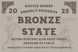 Bronze State - Slab Serif