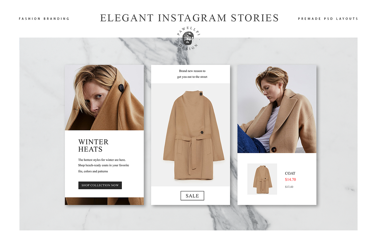 ELEGANT INSTAGRAM STORIES, a Social Media Template by pawellpi (Photo 13 of 26)