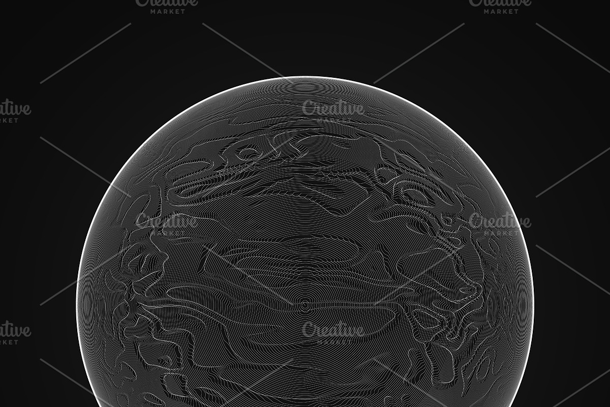 Ultra Thin Spheres 2, an Object Graphic by GarryKillian (Photo 3 of 12)