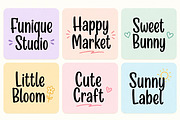 Funique – Handwritten Display Font, a Handwritten Font by Wow Magic (Thumbnail 4 of 5)