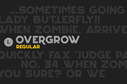Overgrow Typeface, a Font by Revorklabs (Thumbnail 2 of 16)