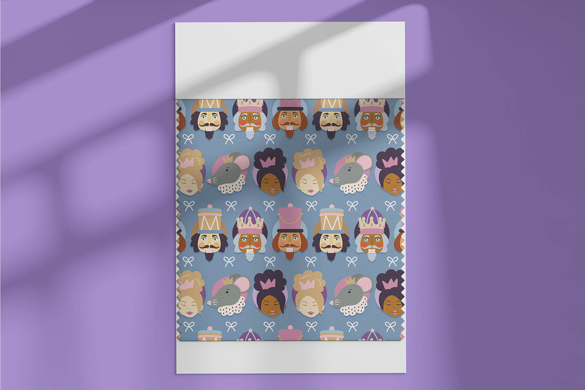 Nutcracker Seamless Pattern Bundle, a Pattern Graphic by Alanna Messina Design Co (Photo 6 of 8)