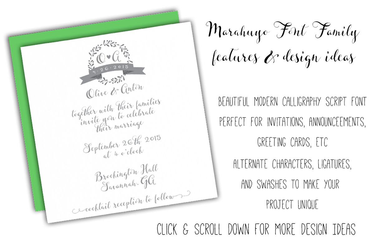 Marahuyo Font Family Set preview 4