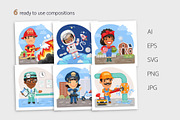 100 Professions Flat Characters, a Person Illustration by Voysla's Shop (Thumbnail 4 of 6)