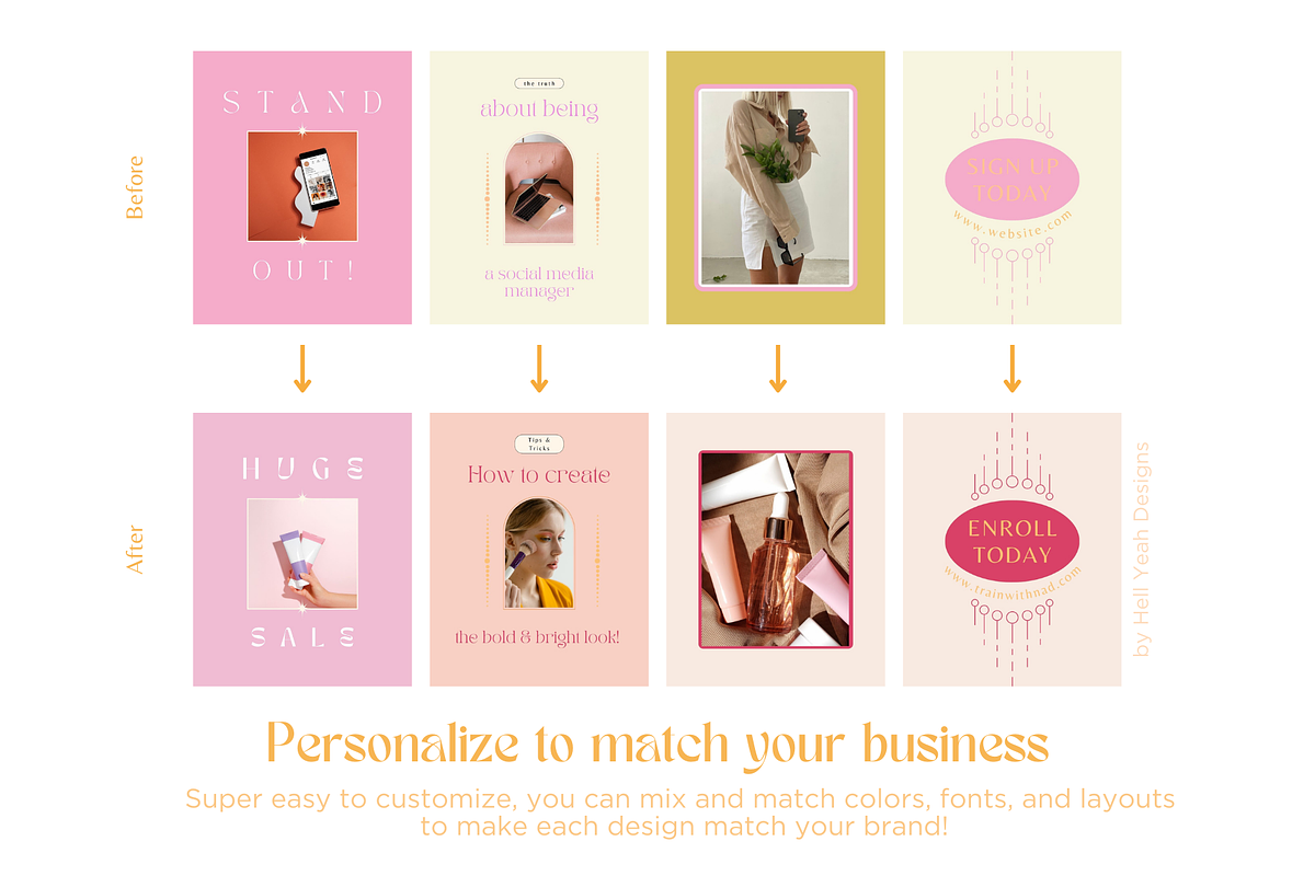 Coaching Instagram Post Templates, a Templates & Theme by Hell Yeah Designs (Photo 9 of 9)