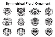 Elegant Symmetrical Floral Motifs, an Object Graphic by Creativeshirt (Thumbnail 1 of 3)