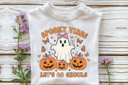 Spooky Vibes Let’s Go Ghouls, an Illustration by CraftArtStudio (Thumbnail 3 of 4)
