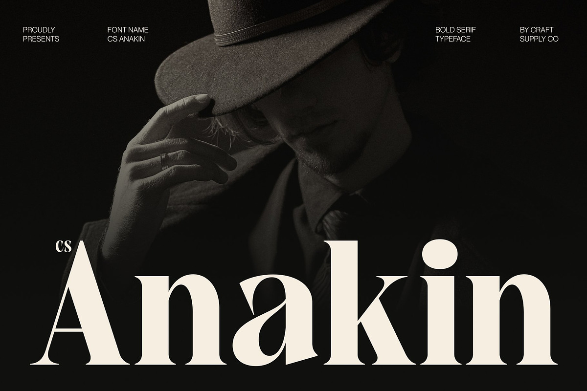 CS Anakin, a Serif Font by Craft Supply Co. (Photo 1 of 8)