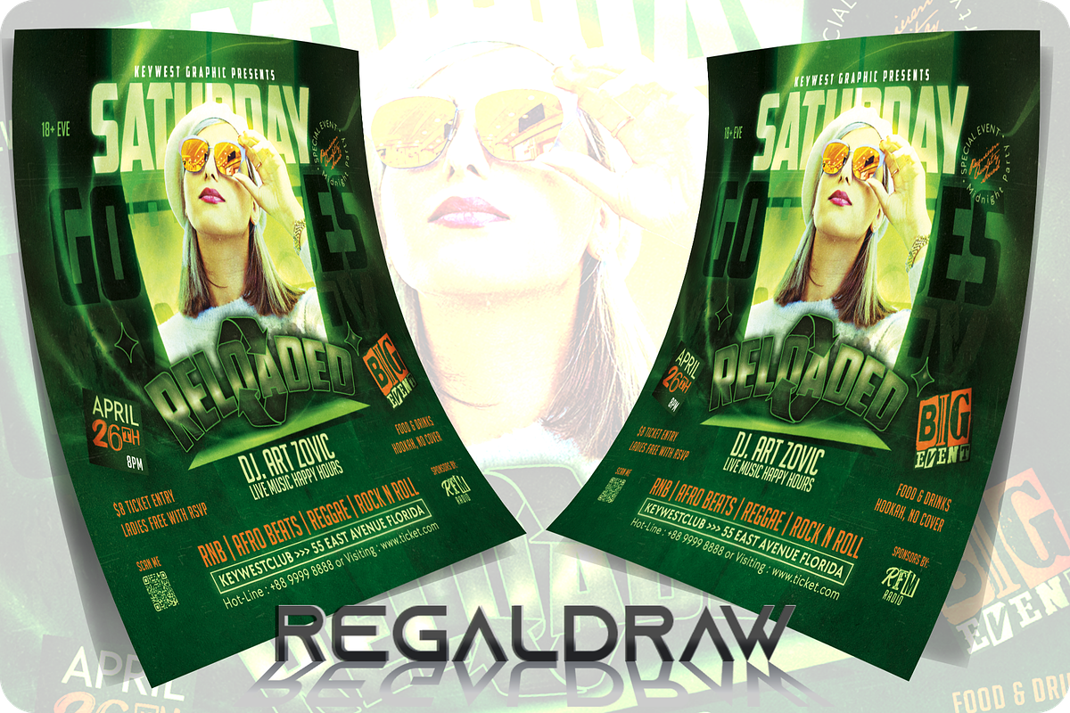 Night Club Party Flyer, a Flyer Template by regalDRAW (Photo 2 of 3)