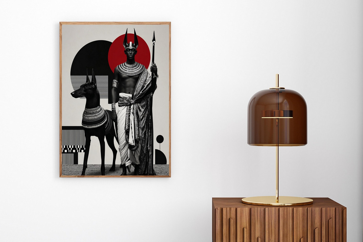 Soul of Egypt Wall Art Collection, a Decorative Illustration by PrintablesByFranklyn (Photo 9 of 9)