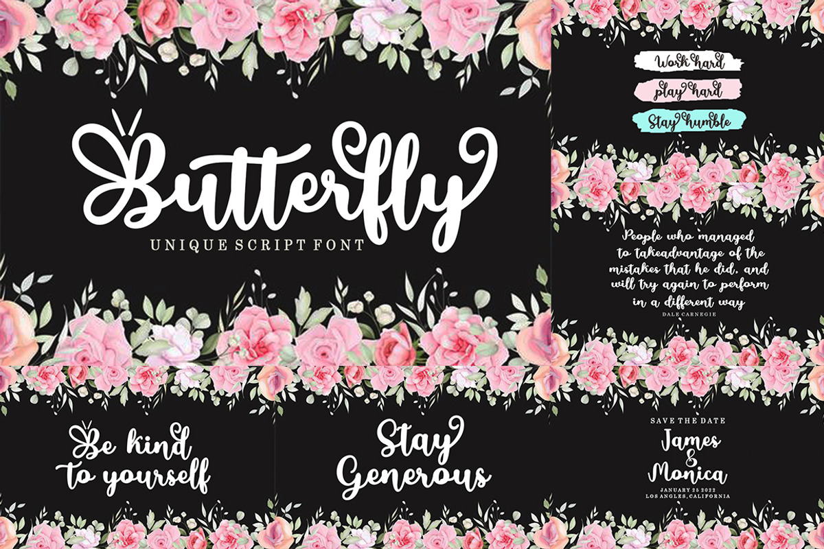 All Type Collection Font Bundle, a Script Font by Bosstype Studio (Photo 23 of 45)