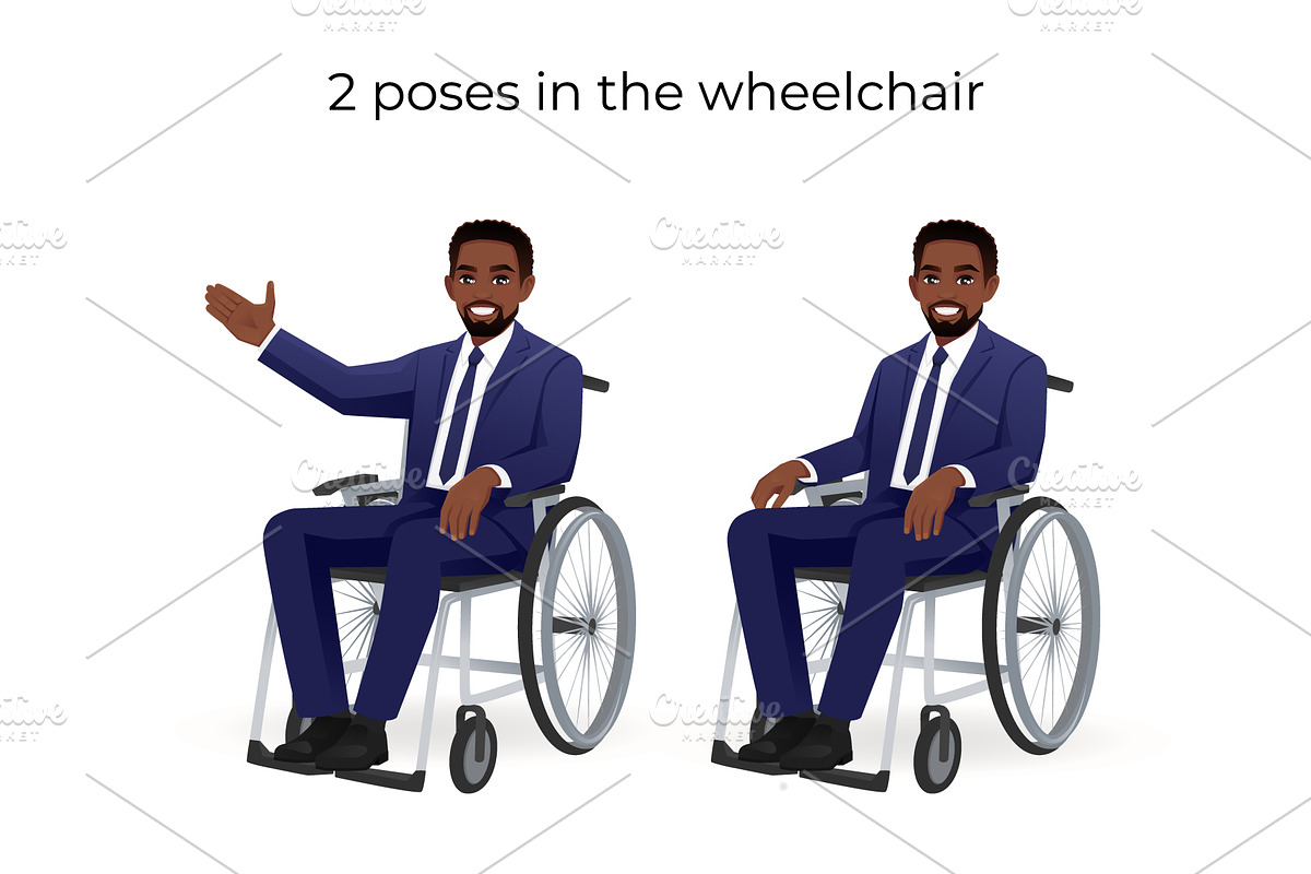 Business African American man kit, a Person Illustration by Volha Hlinskaya (Photo 4 of 6)