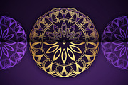 Mandala Oriental Floral art Bundle, a Background Graphic by NJ Himel (Thumbnail 23 of 97)